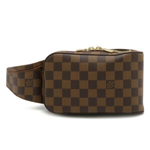 LOUIS VUITTON Damier Geronimos Body Bag Shoulder Waist Pouch